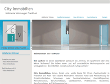 Tablet Screenshot of moeblierte-appartements-frankfurt.de